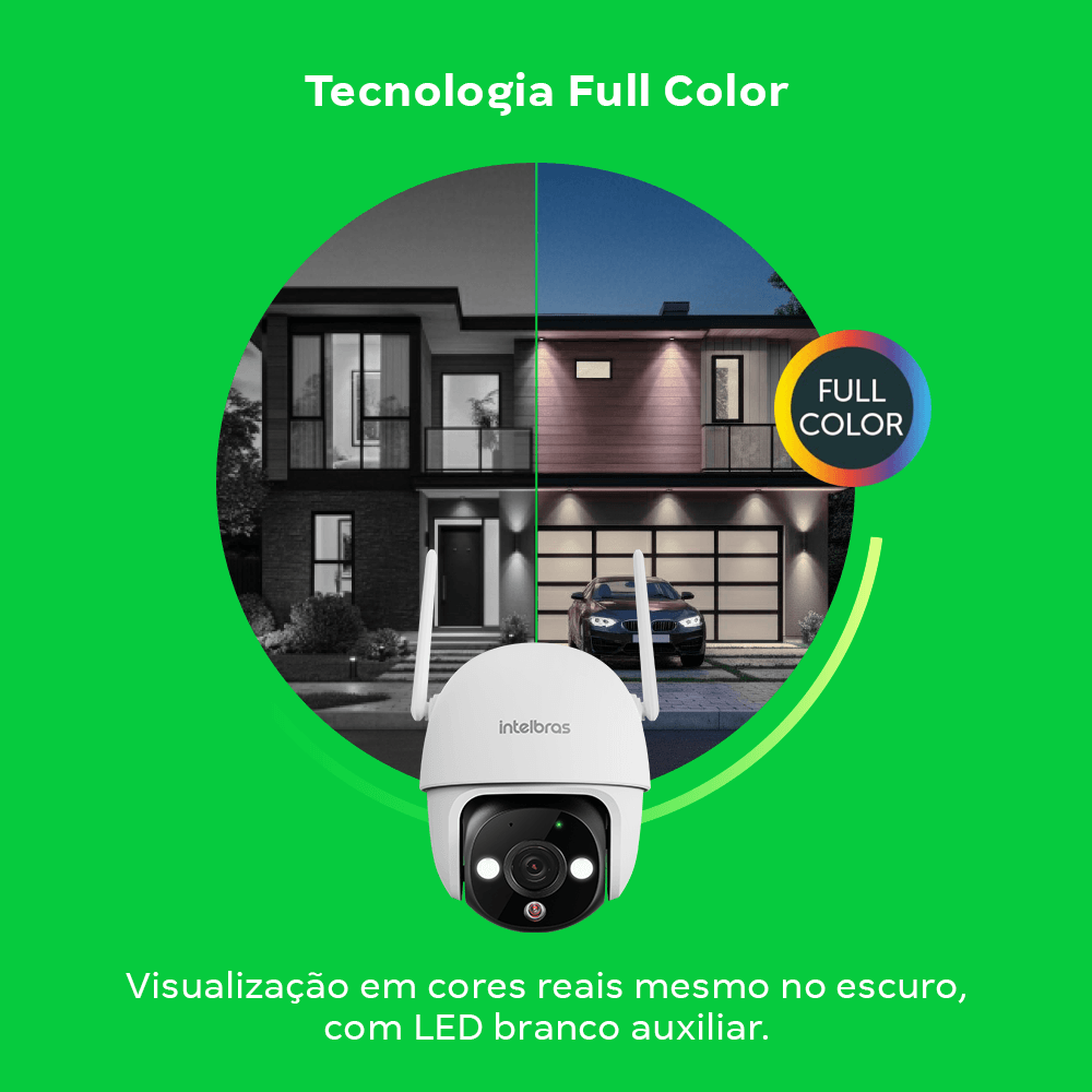 Câmera Wi-Fi Externa Intelbras iM7 S Full Color