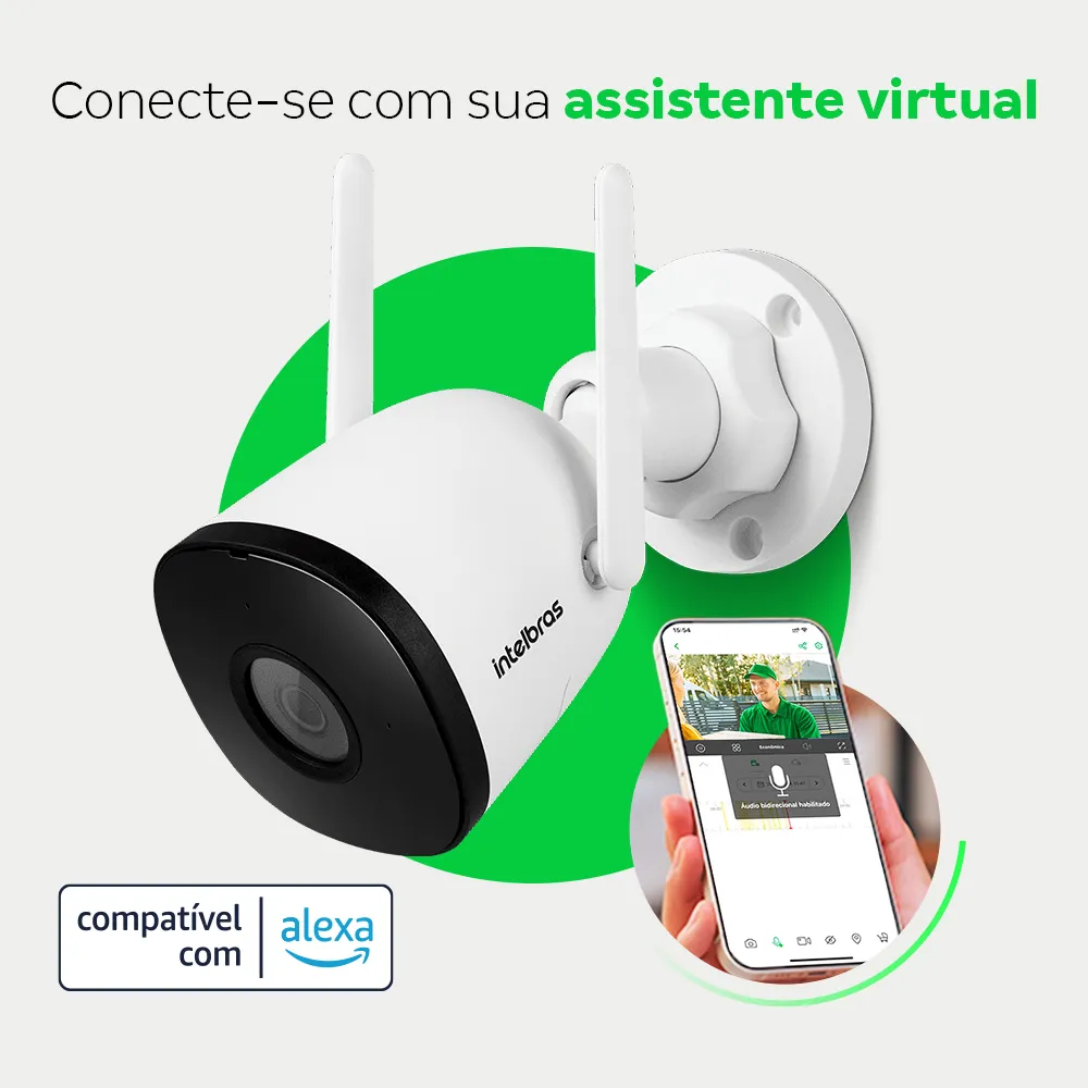 Câmera Wi-Fi Externa Intelbras iM5 SC Full HD
